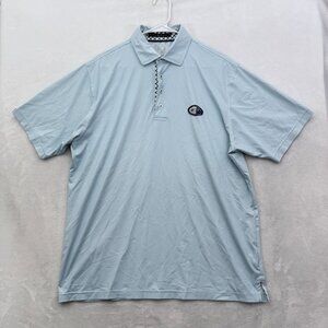 Finn Ryan Polo Shirt Mens L Blue Golf Performance Athletic Sport